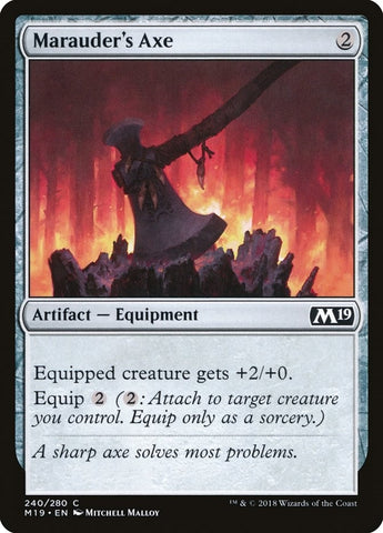 Image for Marauder's Axe (240) [Core Set 2019]