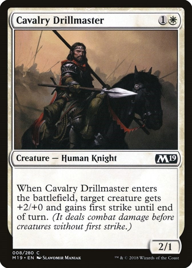 Image for Cavalry Drillmaster (8) [Core Set 2019]