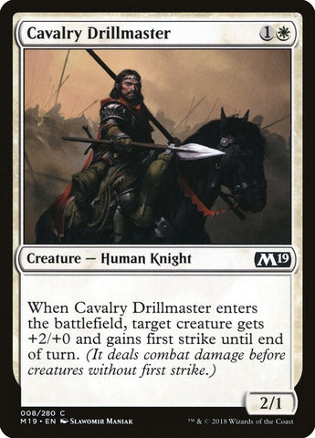 Image for Cavalry Drillmaster (8) [Core Set 2019]