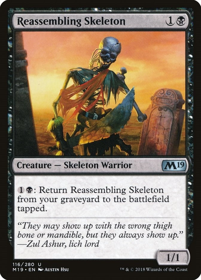 Image for Reassembling Skeleton (116) [Core Set 2019]