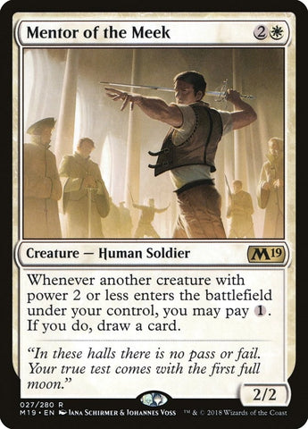Image for Mentor of the Meek (27) [Core Set 2019]