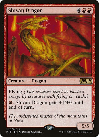 Image for Shivan Dragon (300) [Core Set 2019]