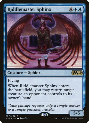Image for Riddlemaster Sphinx (287) [Core Set 2019]