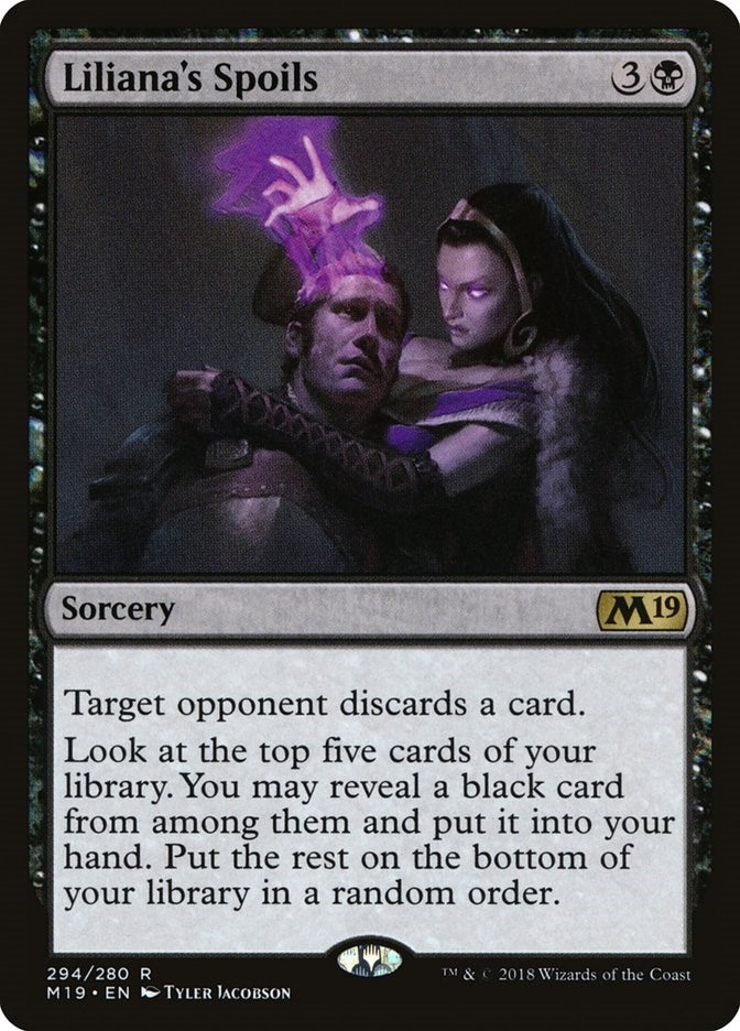 Image for Liliana's Spoils (294) [Core Set 2019]