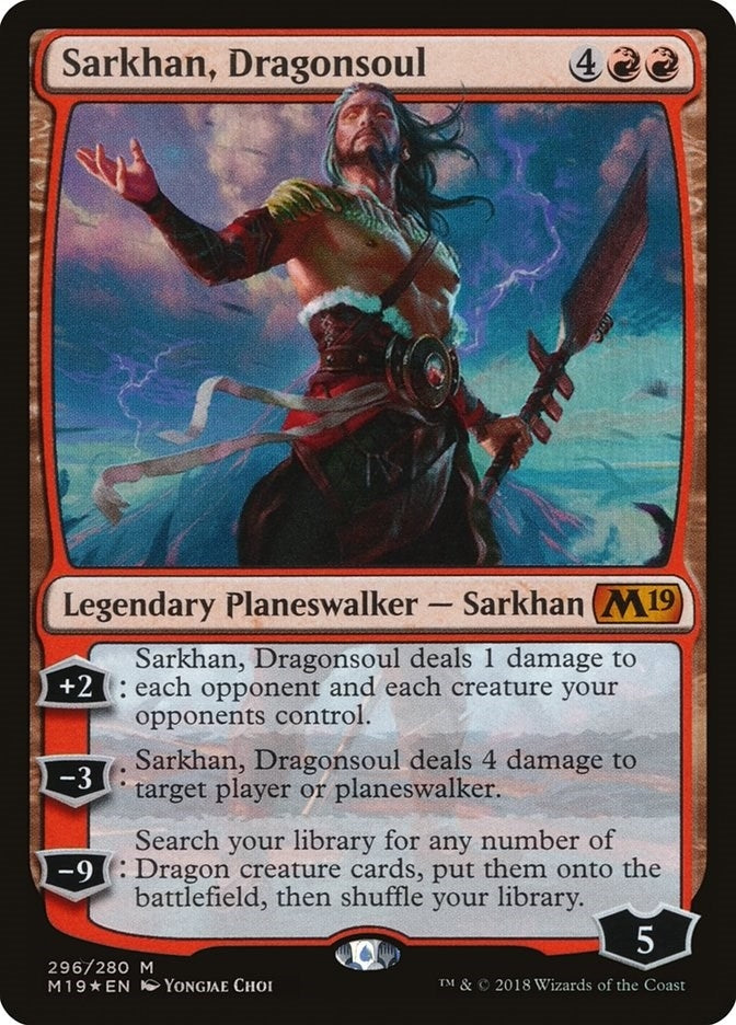 Image for Sarkhan, Dragonsoul (296) [Core Set 2019]