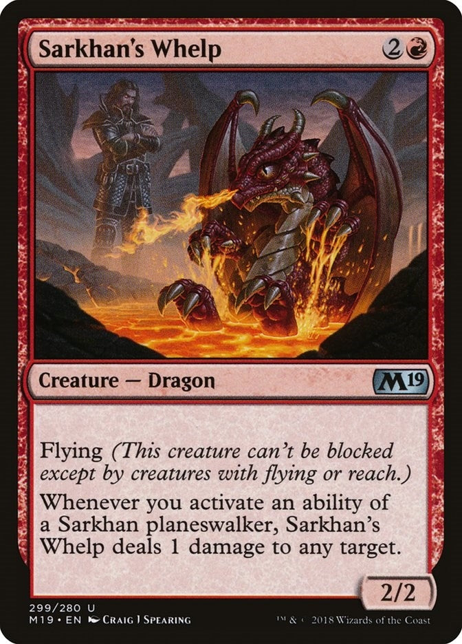 Image for Sarkhan's Whelp (299) [Core Set 2019]