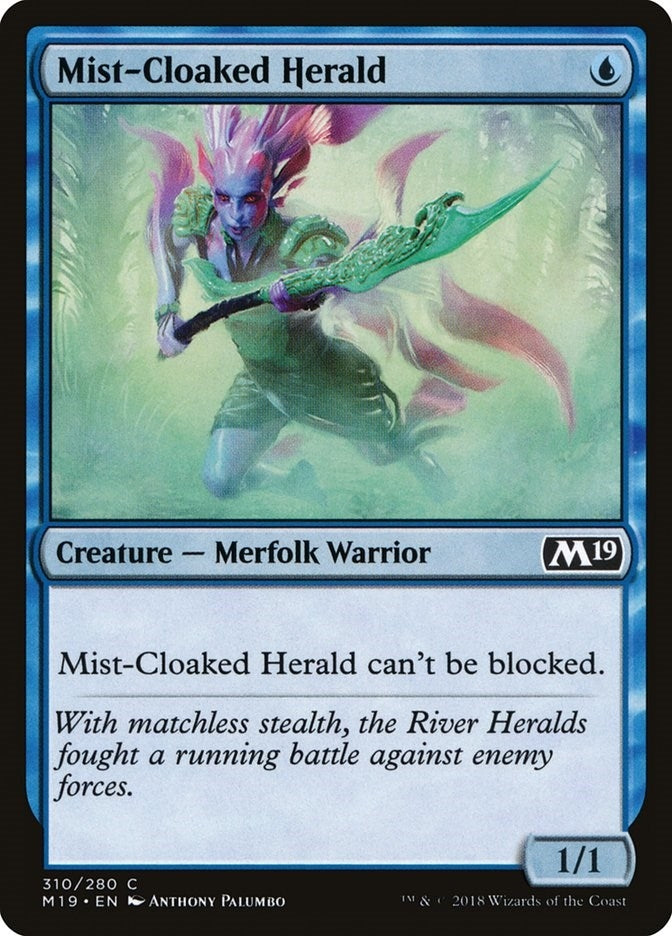 Image for Mist-Cloaked Herald (310) [Core Set 2019]