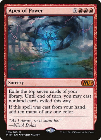 Image for Apex of Power (129) [Core Set 2019]