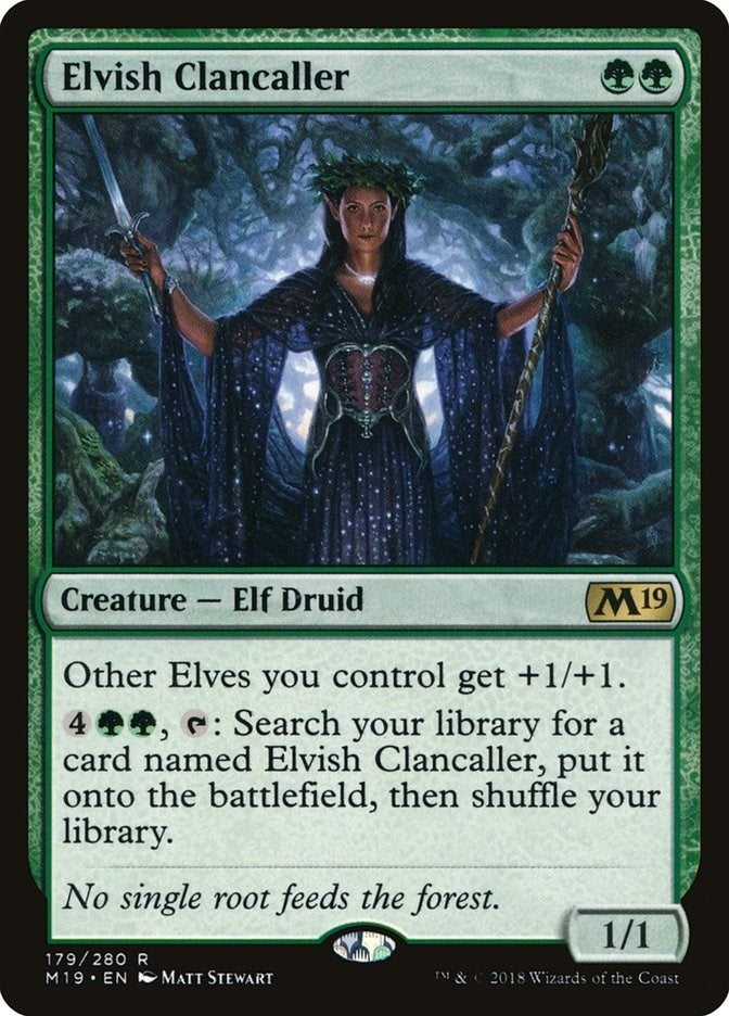 Image for Elvish Clancaller (179) [Core Set 2019]