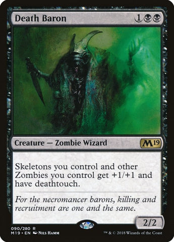 Image for Death Baron (90) [Core Set 2019]