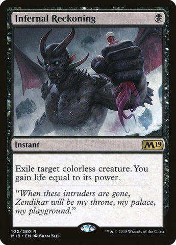 Image for Infernal Reckoning (102) [Core Set 2019]