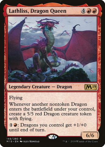Image for Lathliss, Dragon Queen (149) [Core Set 2019]