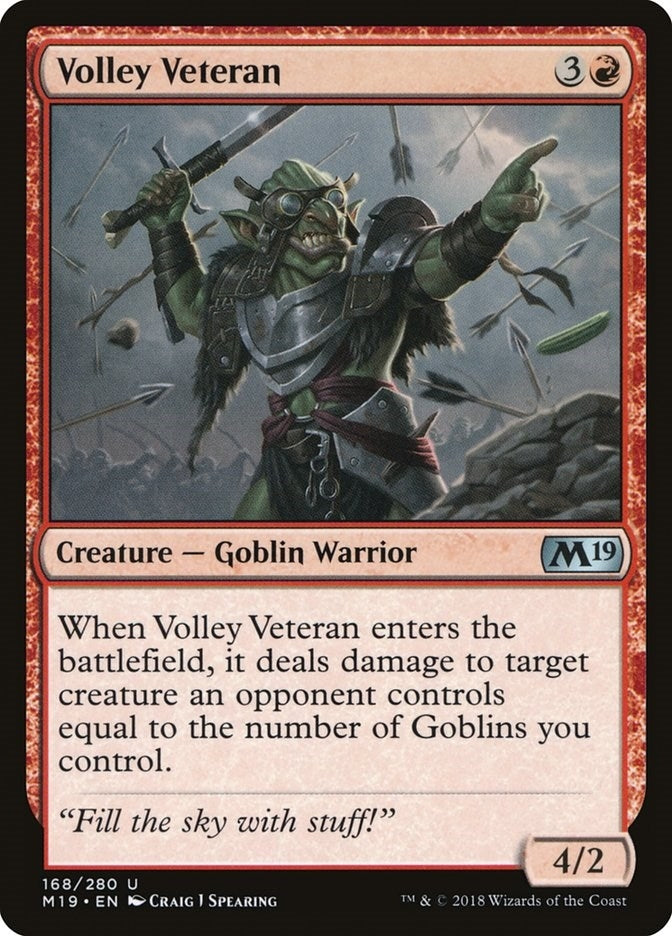 Image for Volley Veteran (168) [Core Set 2019]