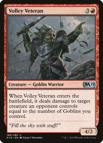 Image for Volley Veteran (168) [Core Set 2019]