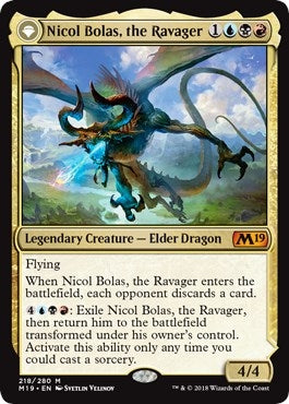 Image for Nicol Bolas, the Ravager (218) [Core Set 2019]