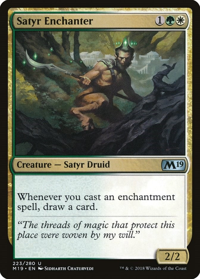Image for Satyr Enchanter (223) [Core Set 2019]