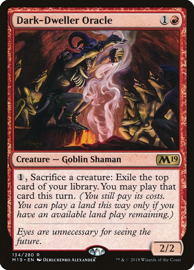 Image for Dark-Dweller Oracle (134) [Core Set 2019]
