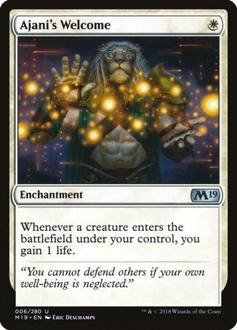 Image for Ajani's Welcome (6) [Core Set 2019]