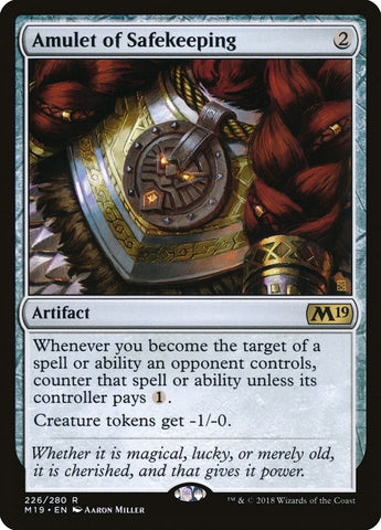 Image for Amulet of Safekeeping (226) [Core Set 2019]
