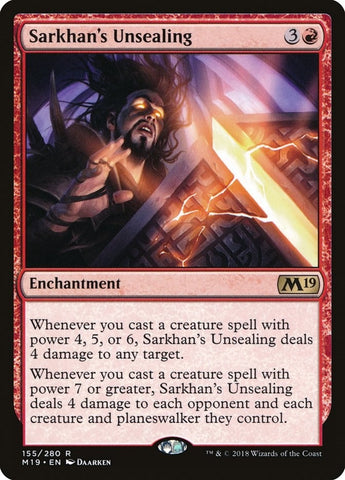 Image for Sarkhan's Unsealing (155) [Core Set 2019]