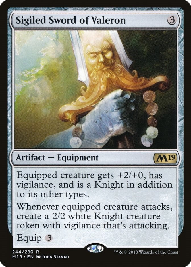 Image for Sigiled Sword of Valeron (244) [Core Set 2019]