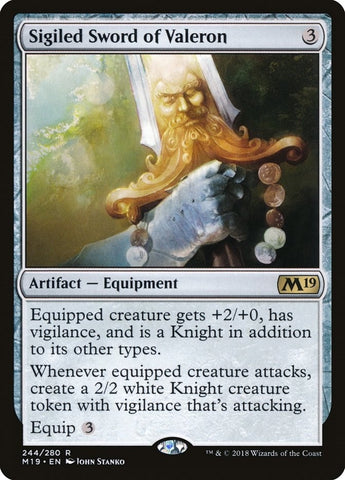 Image for Sigiled Sword of Valeron (244) [Core Set 2019]