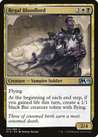 Image for Regal Bloodlord (222) [Core Set 2019]