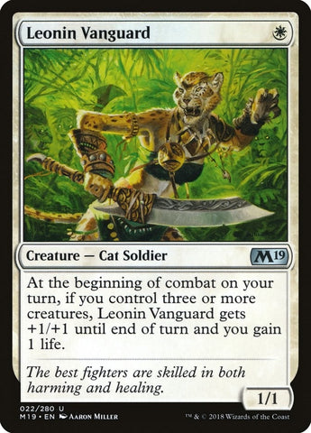 Image for Leonin Vanguard (22) [Core Set 2019]
