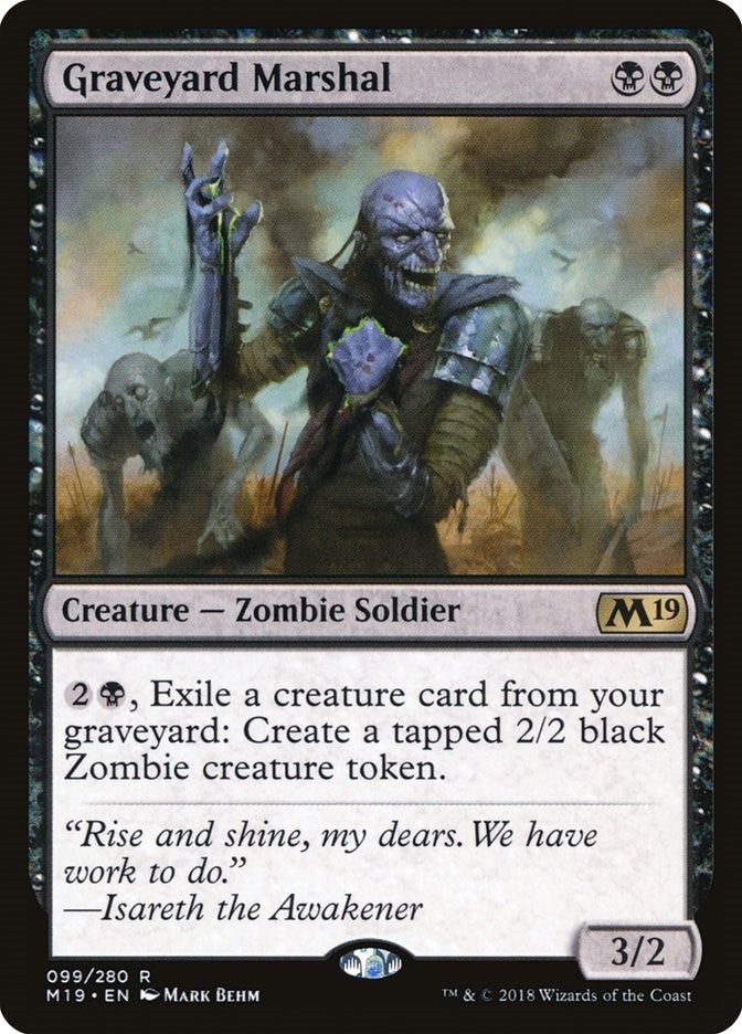 Image for Graveyard Marshal (99) [Core Set 2019]