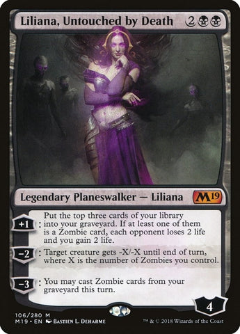 Image for Liliana, Untouched by Death (106) [Core Set 2019]