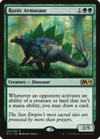 Image for Runic Armasaur (200) [Core Set 2019]