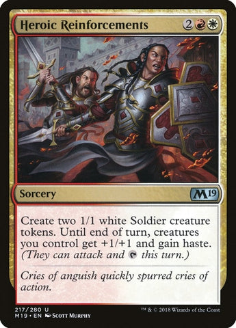 Image for Heroic Reinforcements (217) [Core Set 2019]