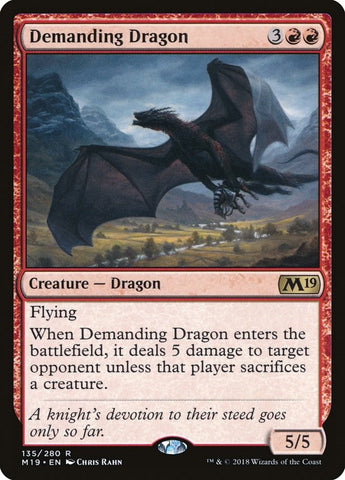 Image for Demanding Dragon (135) [Core Set 2019]