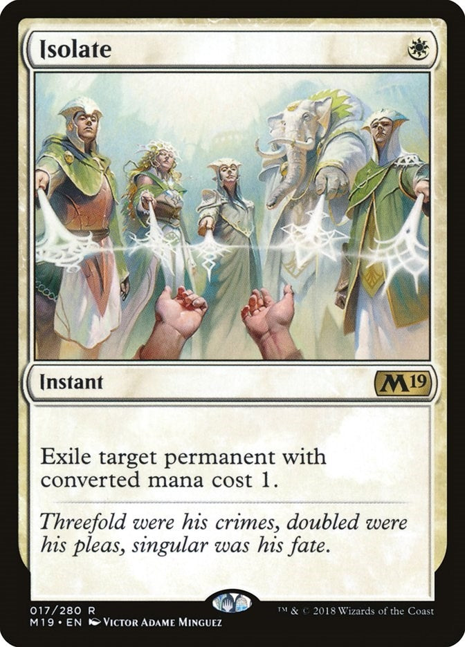 Image for Isolate (17) [Core Set 2019]