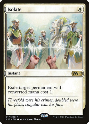 Image for Isolate (17) [Core Set 2019]