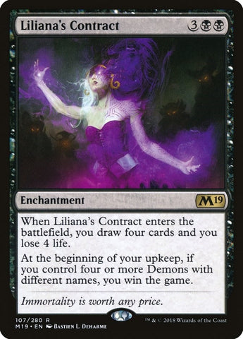 Image for Liliana's Contract (107) [Core Set 2019]