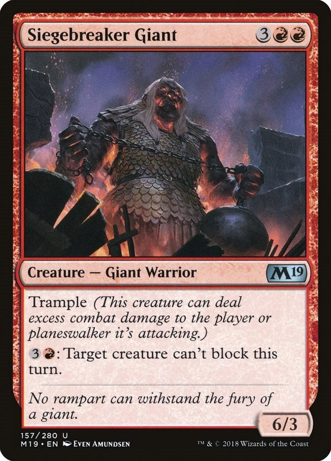 Image for Siegebreaker Giant (157) [Core Set 2019]