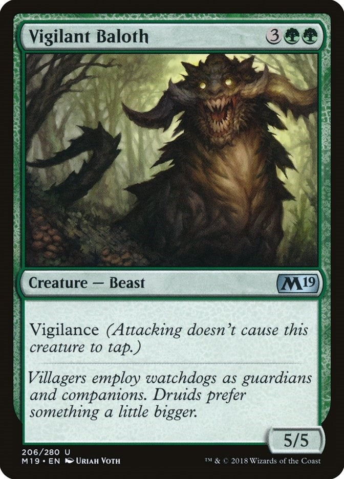 Image for Vigilant Baloth (206) [Core Set 2019]