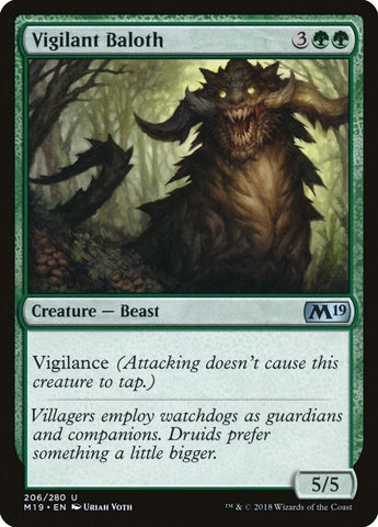 Image for Vigilant Baloth (206) [Core Set 2019]