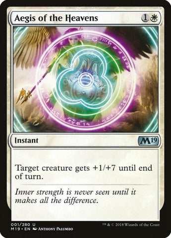 Image for Aegis of the Heavens (1) [Core Set 2019]