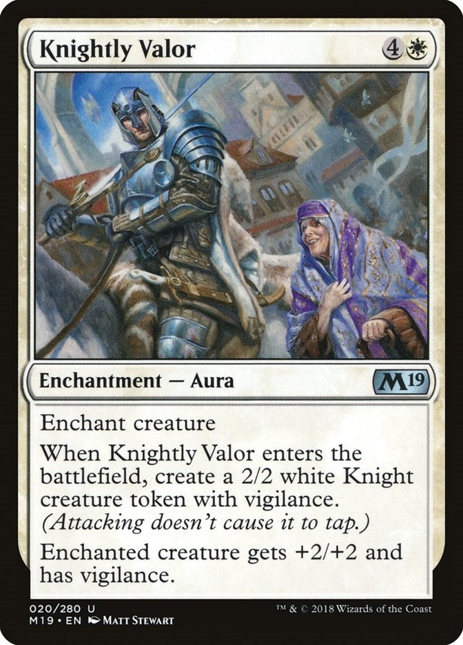 Image for Knightly Valor (20) [Core Set 2019]
