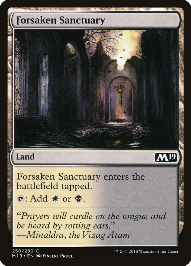 Image for Forsaken Sanctuary (250) [Core Set 2019]
