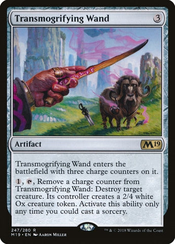 Image for Transmogrifying Wand (247) [Core Set 2019]