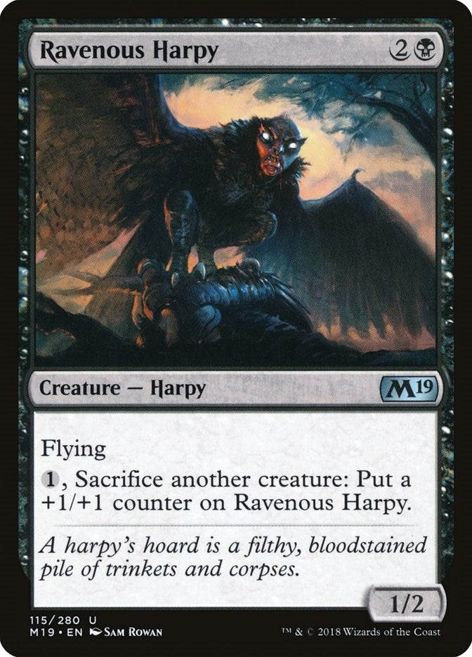 Image for Ravenous Harpy (115) [Core Set 2019]