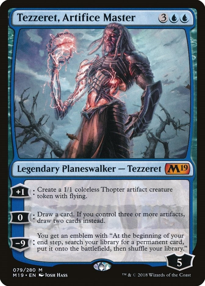 Image for Tezzeret, Artifice Master (79) [Core Set 2019]