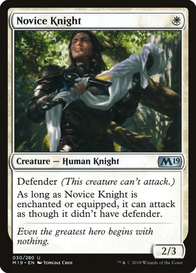 Image for Novice Knight (30) [Core Set 2019]