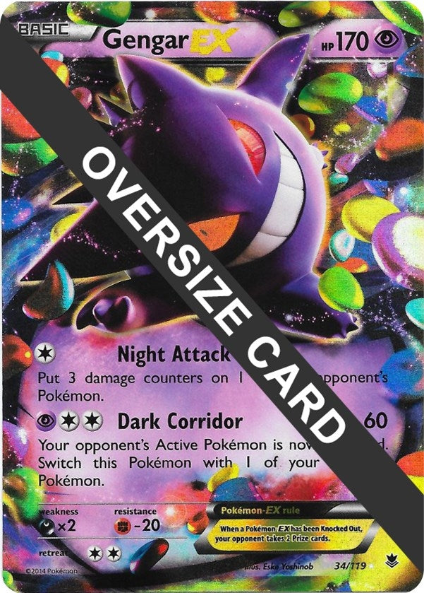 Image for Gengar EX (034/119) [Jumbo Cards]