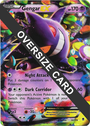Image for Gengar EX (034/119) [Jumbo Cards]