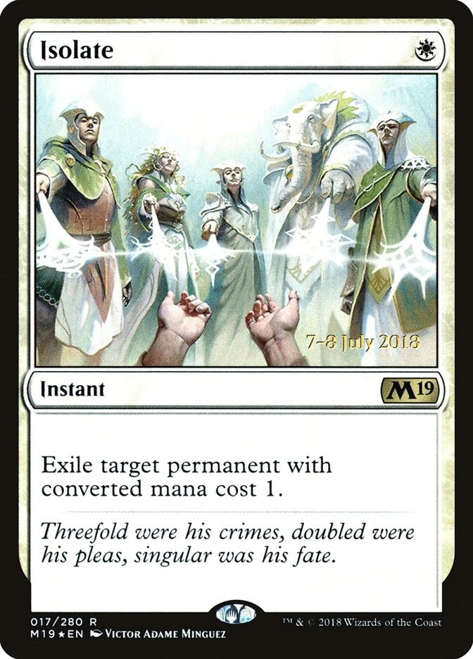 Image for Isolate (17) [Prerelease Cards]