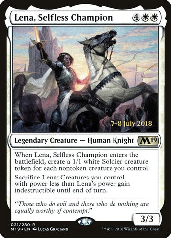 Image for Lena, Selfless Champion (21) [Prerelease Cards]